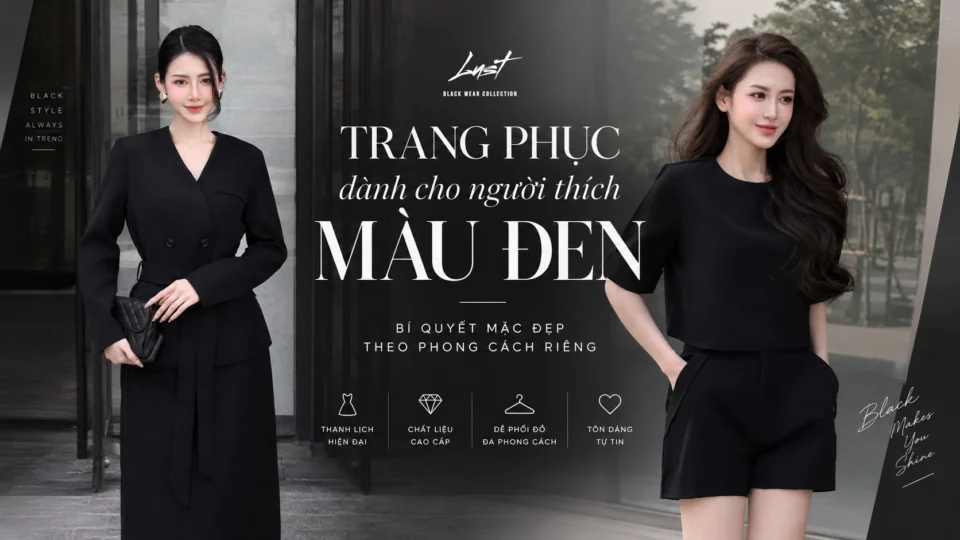 Trang phục dành cho người thích màu đen final
